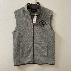 League UCF Knights fleece vest gray new with tag